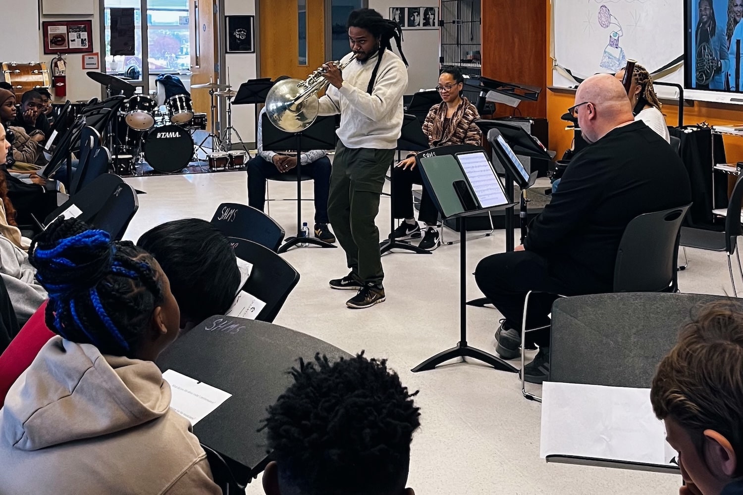 Imani Winds Inspire DC Students