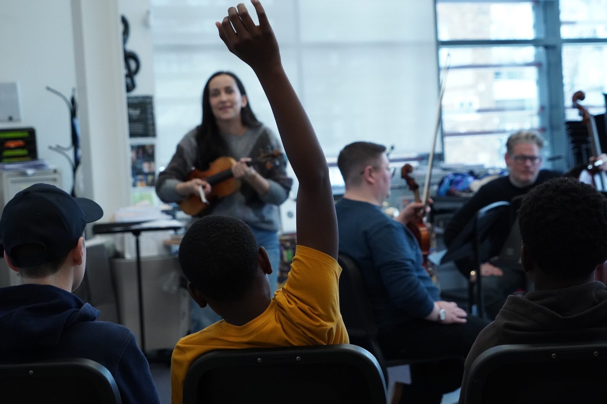 Chiarina Presents Catalyst Quartet at DC Schools